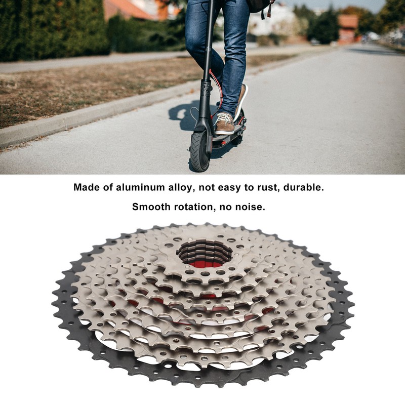 Bicycle Cassette 10 Speed Aluminum Noiseless Skeleton Design Bike Cassette