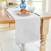 LLCUTESHOP White Table Runner, 33 x 183 cm 13 x