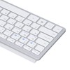 Bluetooth Keyboard Tablet PC Ultra Slim Portable 78 Keys White