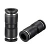 sourcing map Plastic Straight Union Push to Connect Tube Fitting