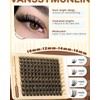 Fluffy Lash Clusters Wispy Cluster Eyelash Extensions Natural Eye Lashes