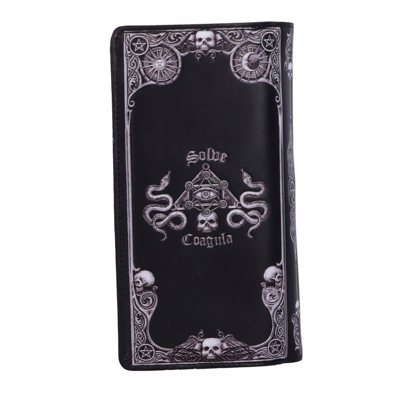 Nemesis Now Baphomet Black Embossed Wallet 18.5cm