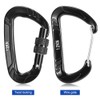 4pcs 12KN Twist Locking Carabiner Snag Free Carabiner Pet Collar