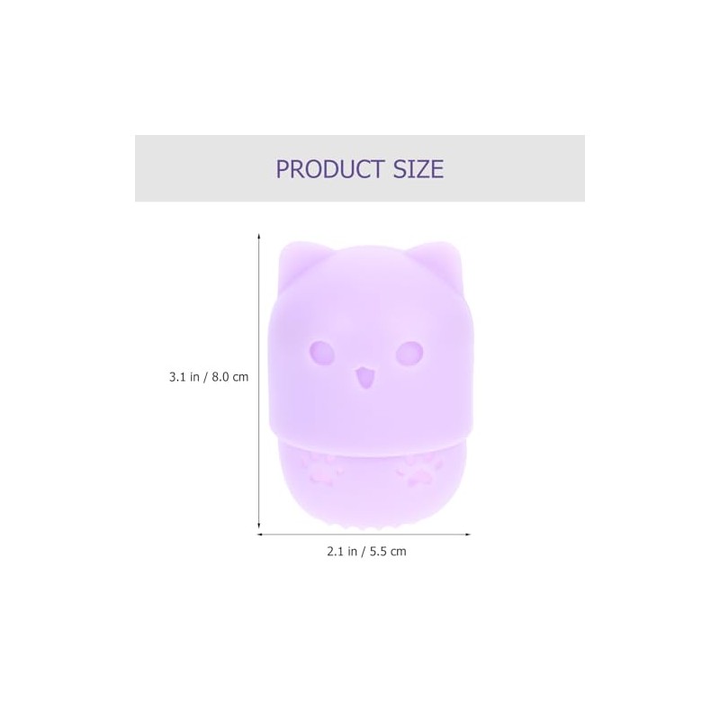 Toyvian Soportes de Silicona para Esponjas de Maquillaje 3piezas