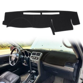HanLanKa Dashboard Cover Dash Cover Mat Pad Custom Fit for Nissan Frontier Xterra 2002 2003 2004 (Black)