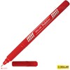 DOLLAR Fineliner Pens, RED, 0.3mm Ultra Fine Felt Tip, Pack