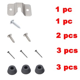 Ruentech Dartboard Wall Mount Holder Hanging Hook Screw Set