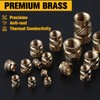 LEONTOOL 307pcs Threaded Inserts Assortment Kit, M2 M2.5 M3 M4