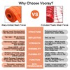 Vocray 4x100 FT Orange Safety Fence, Plastic Mesh Roll for
