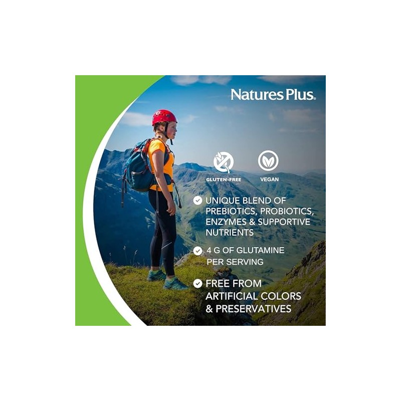 NaturesPlus GI Nutra Total Digestive Wellness Powder - Enzyme Supplement