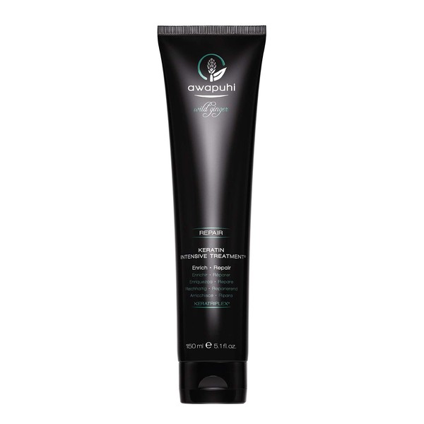 Paul Mitchell Awapuhi Wild Ginger Keratin Intensive Treatment, Rebuilds + Repairs, For Dry, Damaged + Color-Treated Hair
