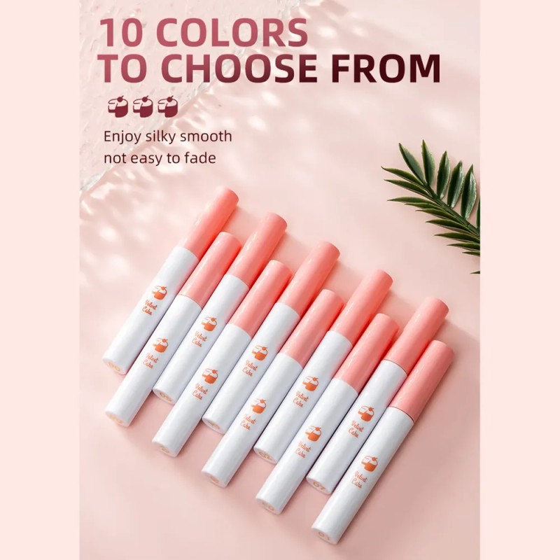 Juego De Brillos De Labios De Terciopelo Mate De 10