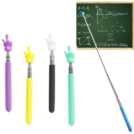 4pcs Teachers Pointer Sticks,Telescopic Teachers Pointer for Classroom Presentation Whiteboard Extendable Pointing Stick for Teachers Speakers, Classroom Supplies