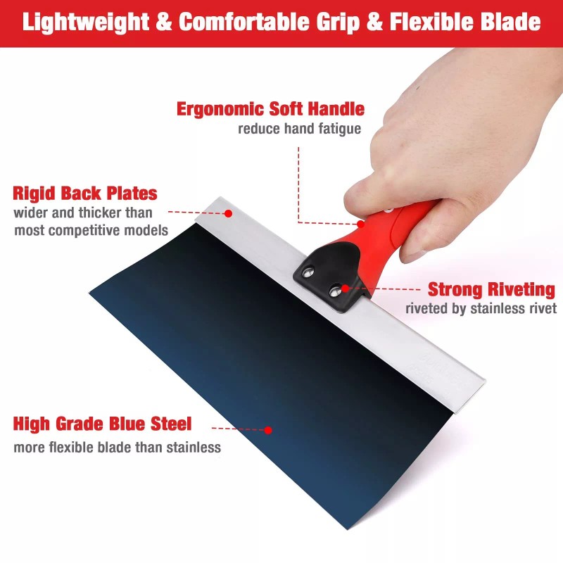 Goldblatt Banjo-Dry Tape Sets Drywall Taping Tools w/10" Blue Steel