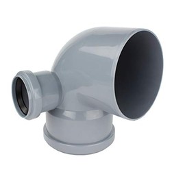 MKK - 19561-001 HT 90° Bend Single Double Branch DN 110 50 Drain Pipe Duct Pipe Left