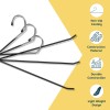 Lifemaster 50 Pack Metal Pants Hangers Non Slip Firm Grip