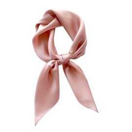 MEISEE 100% Pure Mulberry Silk Scarf 26"x26"(in) Square Scarf Head Scarf Neck scarf Headscarf for Women with Gift Packed-Pink