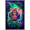 Opticz Jungle Tiger Blacklight Reactive Poster Blacklight Poster 23 x