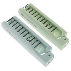 FOMIYES 2pcs Portable Hair Comb for Women Folding Wide Tooth Comb Static for Travel and Salon Use Random Style