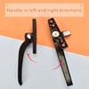 Kioiner 2 Pcs Casement Window Locking Handles, Aluminium Alloy Rotating