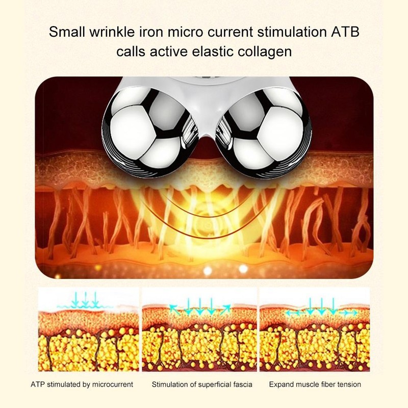Microcurrent Electric Facial Massage Device Face Lift Beauty Machine Skin