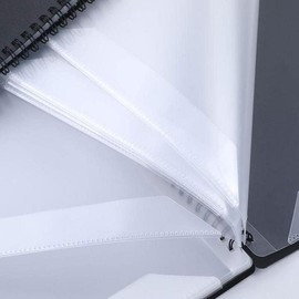 Music Note Pattern Music Sheet Holder, A4 Size Music Sheet Folder, Music Sheet Storage Box, Music Accessories for Home & School & Office:_Pink_40 Pockets