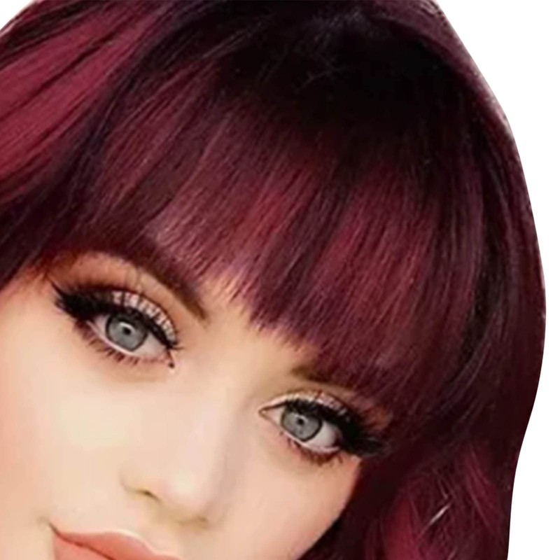 Peluca Roja, Pelucas Para Mujer, Pelucas Onduladas Cortas, Rizada Corta