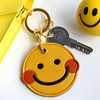 MC Fashion Cute Cartoon Keychain Holder for AirTag, PU Leather