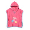 Playshoes Unisex Children's Terry Towelling Poncho Bathrobe Towel, flamingo