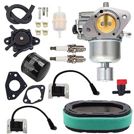 Carburetor with Igniton Coil Compatible with Kohler KT725 KT730 KT735 KT740 KT745 Replaces 16 853 19S, 32 853 63S, 32 853 67-S