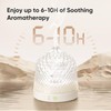 Lecdura Glass Essential Oil Diffuser, 200ml Ultrasonic Aroma Diffusers with