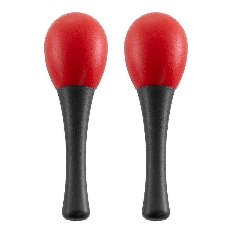Tiger Mini Egg Shaker Maracas Pair - Red