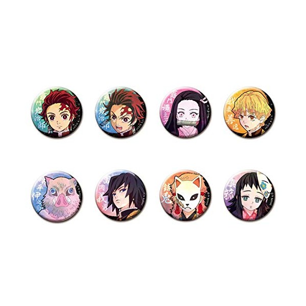 Demon Slayer CAN Badges Box of 10