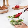 Endoshoji BTV7601 Commercial Antibacterial Heat Resistant Colorful Tongs, Red, Metal