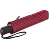 Knirps T.205 Medium Duomatic Pocket Umbrella, 2cross red, Classic