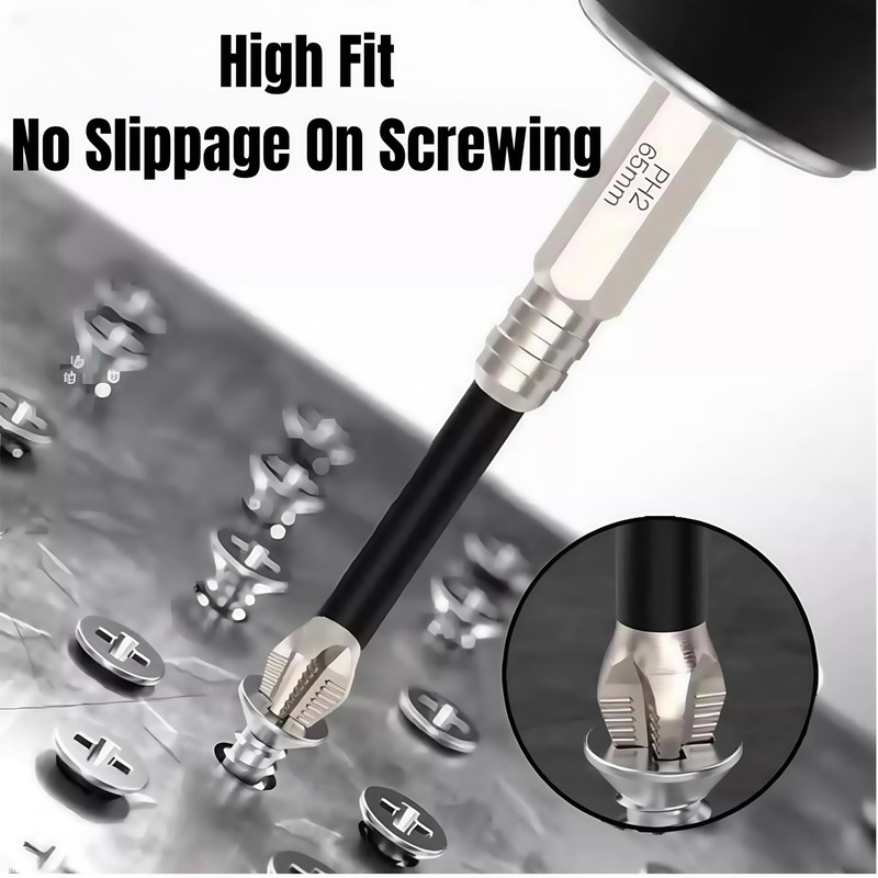 High Magnetic Screwdriver Drill Bit Set, 2025 New Anti Slip