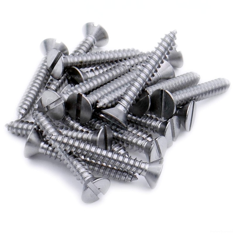 No.10 x 2 (4.8mm x 50mm) Slot Countersunk Self-Tapping Screw
