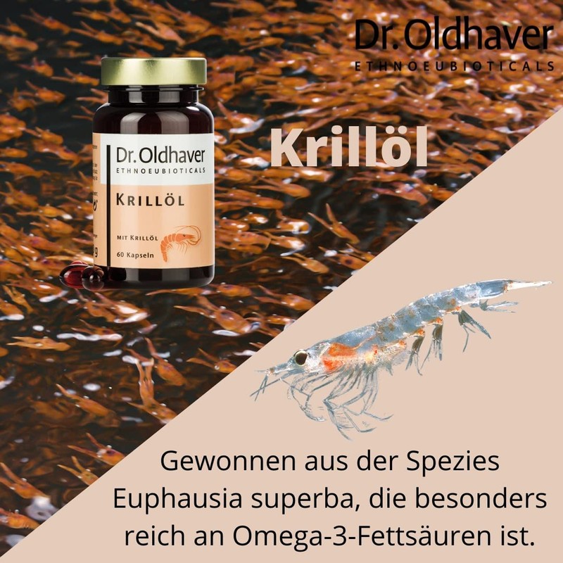 Dr. Oldhaver Krill Oil (60 Capsules) | Omega-3 from Krill