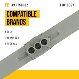 PartsBroz 11018097 Spray Arm Water Supply Tube - Compatible With Bosch Thermador Gaggenau Dishwasher - Replaces AP6043325 PS12072215 00745855 4580868 - Ultra Durable Replacement