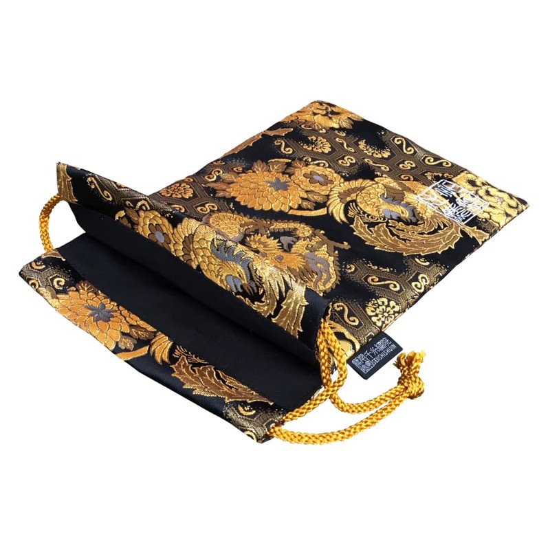 Thousands Thread 繍院 西陣織 Field Of Drawstring bag (Lined) 鳳凰