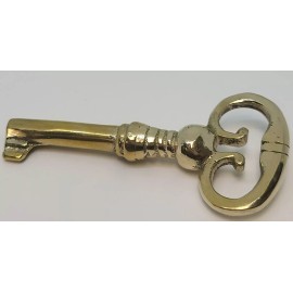 Furniture Knowledge Small Cast Brass Key Polished Skeleton Antique retro desk cabinet hope chest box