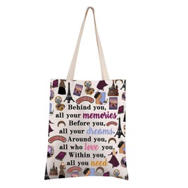 FEELMEM Anastasia Musiacal Gift Behind You All Your Memories Tote Bag Anastasiiia Theatre Bag Musical Lover Gift