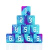 Yourandoll 10pcs Polyhedral Dice D6 Dice 6 Dice 16mm DND