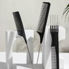 TSUOUKL 4pcs Afro Comb, Metal Curl Comb Durable Comb Curling