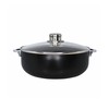 IMUSA 4.4Qt Bistro Ceramic Nonstick Caldero/Dutch Oven with Glass Lid,