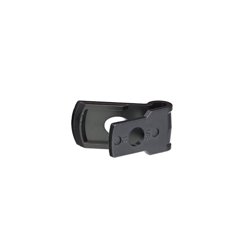 1/8 Inch UV Black Cable Clamp - 100 Pack