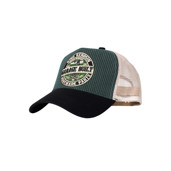 King Kerosin Men's Trucker Cap Mesh Cap Baseball Cap Embroidery