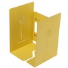 Retractable Book End Stable Adjustable Elegant Yellow Decorative Bookends for
