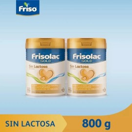 Frisolac Gold Sin Lactosa 0 a 12 Meses Pack 800gr