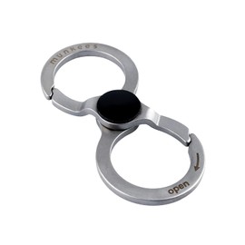 munnkees Multi-functional Carabiner, "8" Shape, Keychain